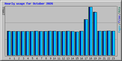 Hourly usage for October 2026